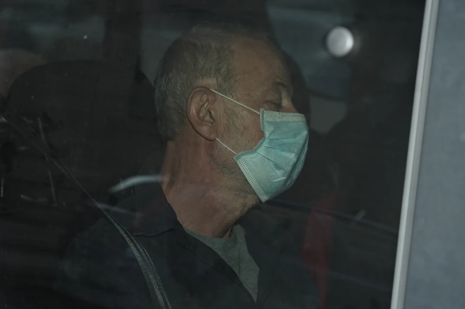 Miroslav Mika Aleksić po izlasku iz pritvora