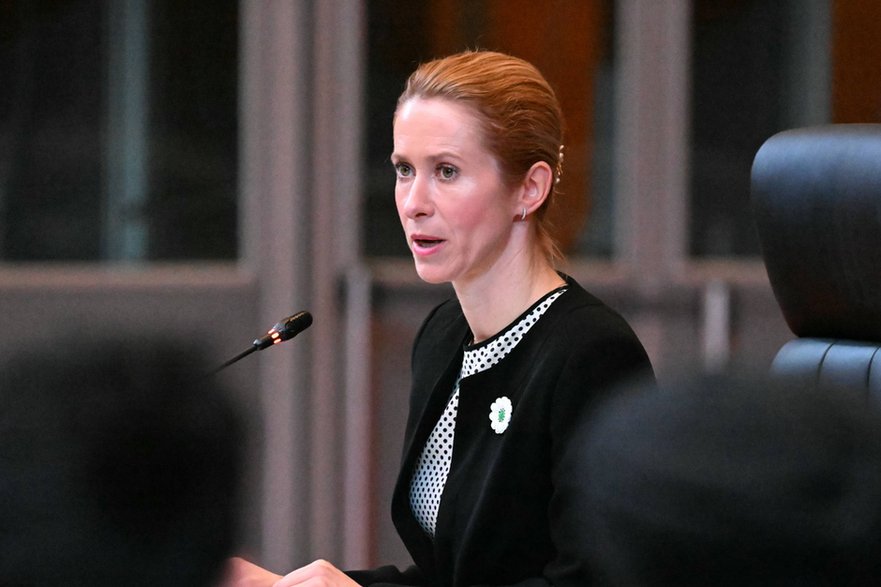 Kaja Kallas, wysoka przedstawicielka Unii Europejskiej do spraw zagranicznych i polityki bezpieczeństwa, podczas konferencji w Kuala Lumpur, 11 lipca 2025 r.
