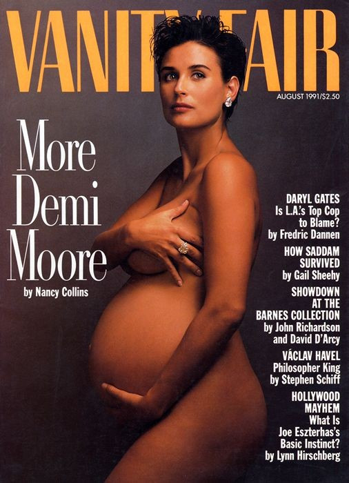 Demi Moore na okładce "Vanity Fair" (1991)