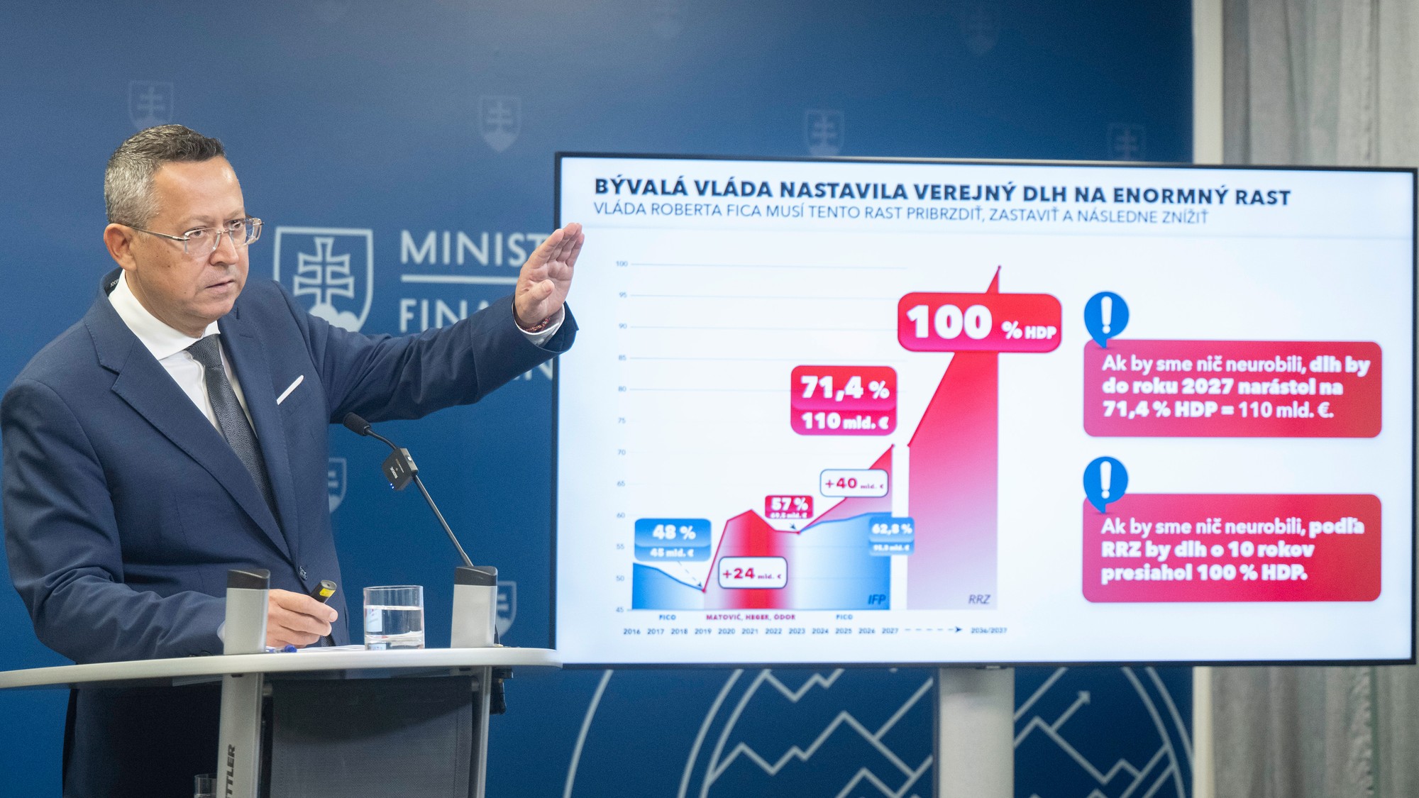 Minister financií SR Ladislav Kamenický.