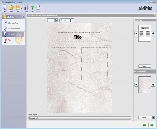 CyberLink LabelPrint to łatwy w użyciu program do tworzenia okładek płyt. LabelPrint wykorzystuje również możliwości technologii LightScribe, umożliwiając użytkownikowi projektowanie własnych obrazków na płytę