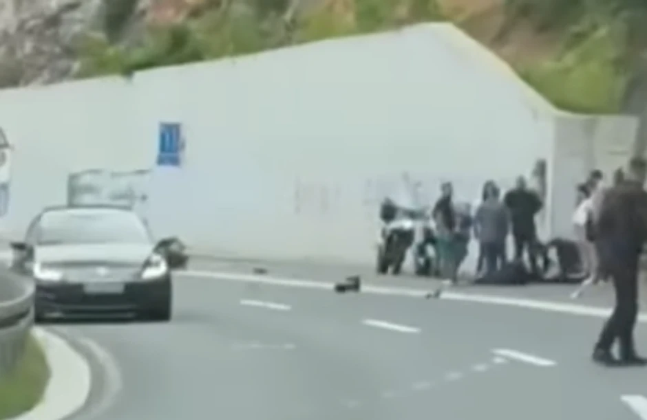 Udes motocikliste kod Užića
