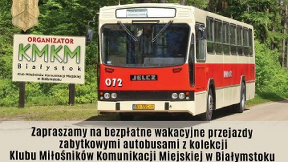 Mieszkańcy i turyści miasta mogą już zwiedzać Białystok zabytkowymi autobusami z ubiegłego wieku. I to za darmo. Taką możliwość daje projekt realizowany właśnie przez białostocki Klub Miłośników Komunikacji Miejskiej.