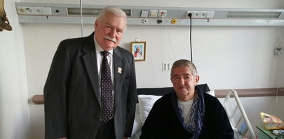Wałęsa u Głódzia w szpitalu po operacji