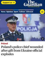 "The Guardian" pisze o wybuchu, który zranił Jarosława Szymczyka