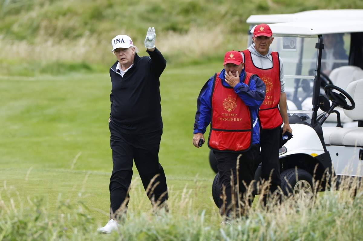 Donald Trump w Szkocji