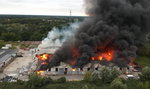 Wielki pożar pod Warszawą. ZDJĘCIA z drona