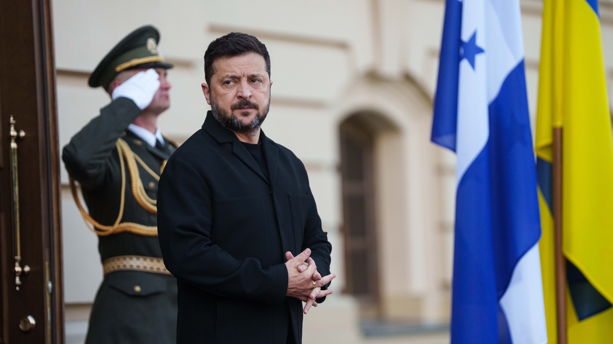 Ukrajinský prezident Volodymyr Zelenskyj.