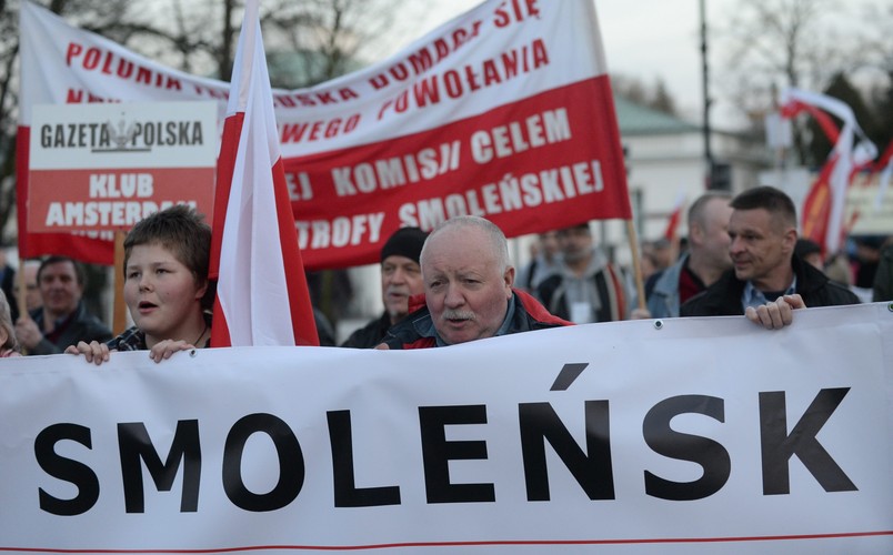 Manifestacja przed ambasadą Rosji