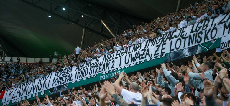 Trzaskowski wypunktowany na stadionie Legii. "Żyleta" nie będzie na niego głosować