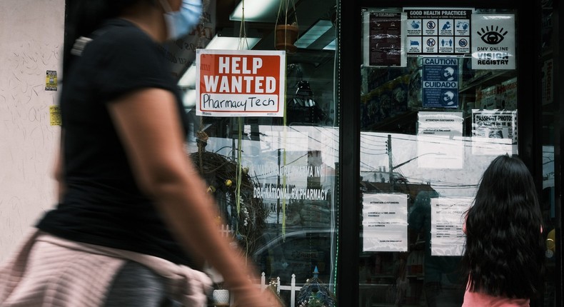 The resilient job market is finally showing signs of cooling off ...