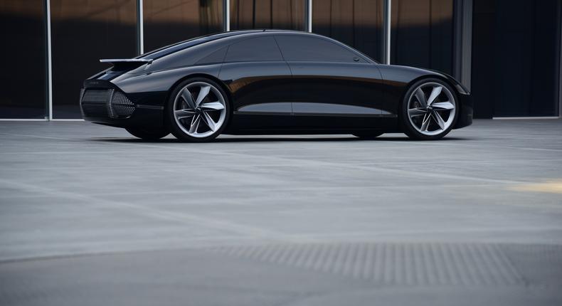 Hyundai just revealed a beautiful, electric concept car it's calling the Prophecy.