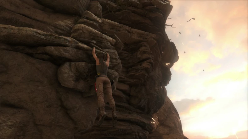 Rise of the Tomb Raider - Grobowiec Proroka - PlayStation 4 Pro - wzbogacone efekty