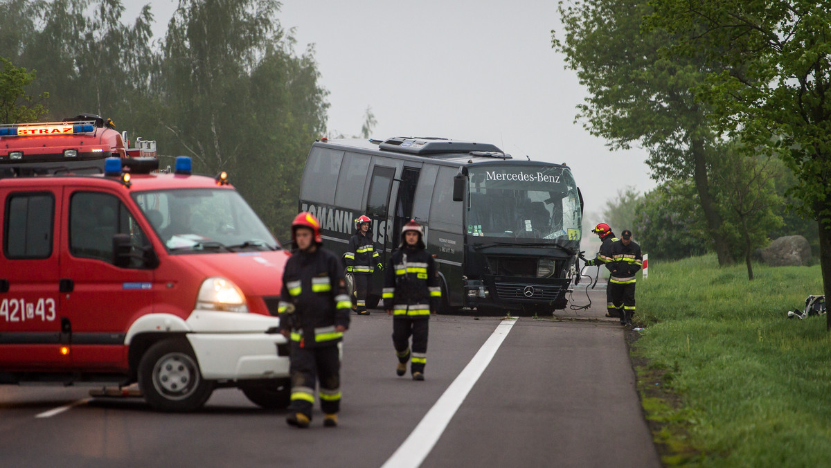 JELENIEC DK 91 WYPADEK DROGOWY ŚMIERTELNY (miejsce wypadku)