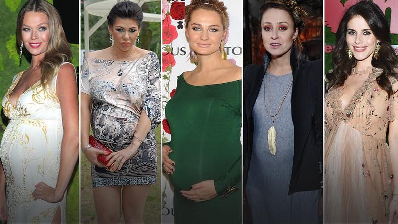 Gwiazdy pokazują ciążowe krągłości na salonach