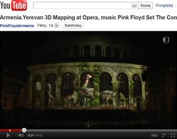 Niesamowity pokaz. Mapping 3D na gmachu opery