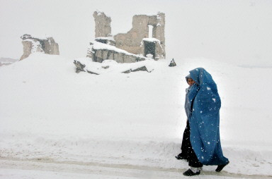 AFGHANISTAN-WEATHER-SNOW