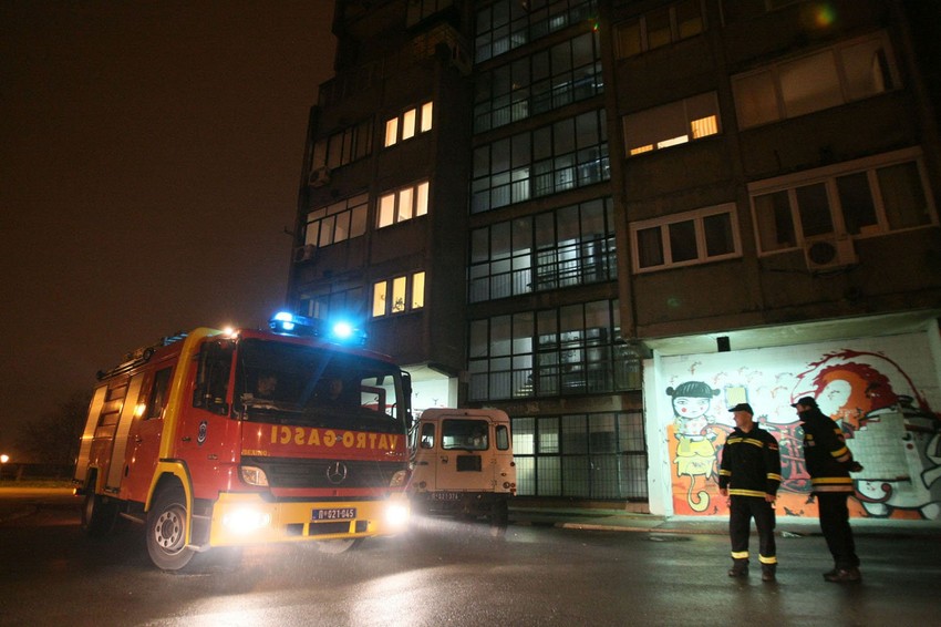 Požar na 13 spratu "Ruda" /Foto: P.Dimitrijević