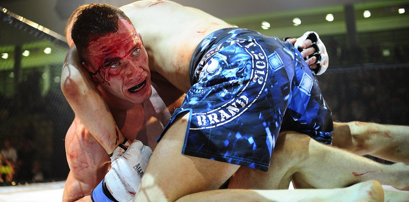 Sceny mrożące krew w żyłach podczas polskiej gali MMA