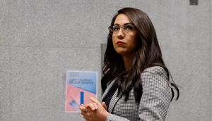 Rep. Lauren Boebert at the Capitol in February.Reuters/Evelyn Hockstein