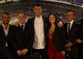 Od prawej: Jorge Mendez, Maria Dolores dos Santos Aveiro, Cristiano Ronaldo, Florentino Perez i Ricky Regufe