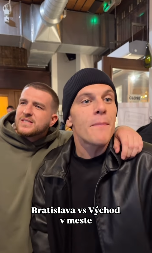 Influencer Adam Berger alias Bergino a Filip Jovanovič alias Jovinečko. 