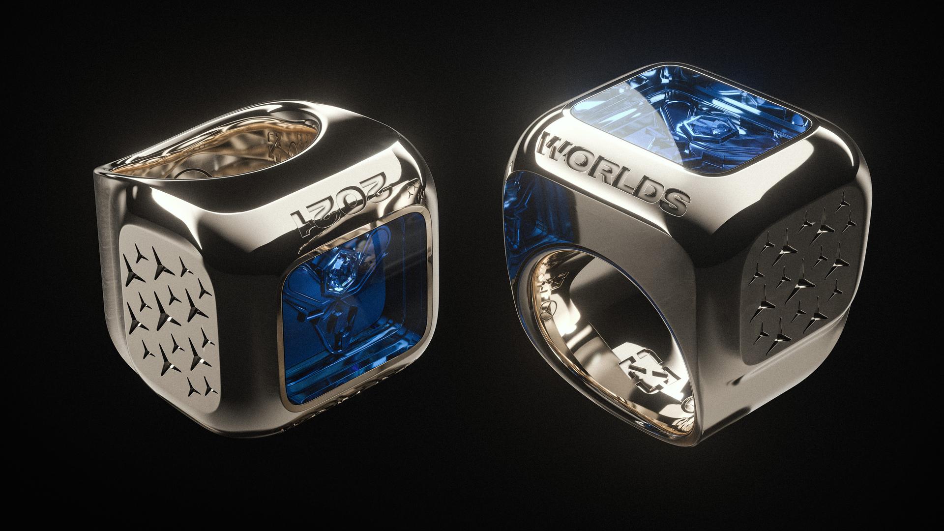 Prstene pre víťazov Worlds.