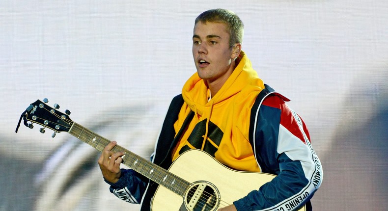 Not in China: Bieber barred.