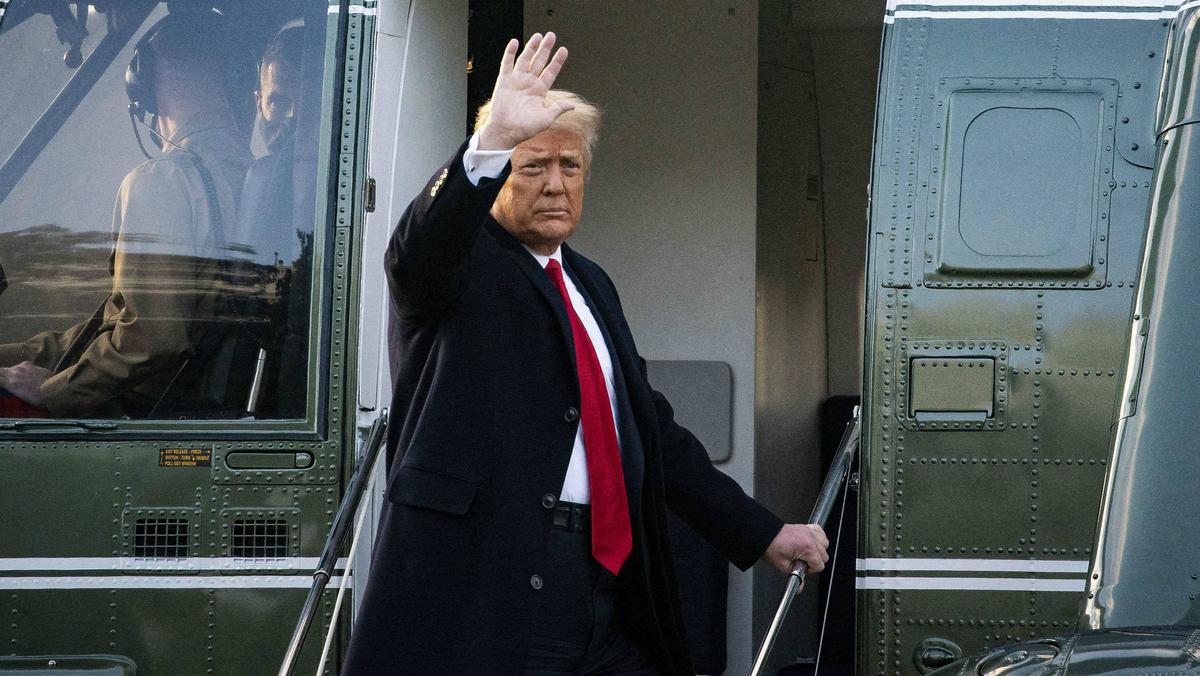 Donald Trump opuszcza Biały Dom