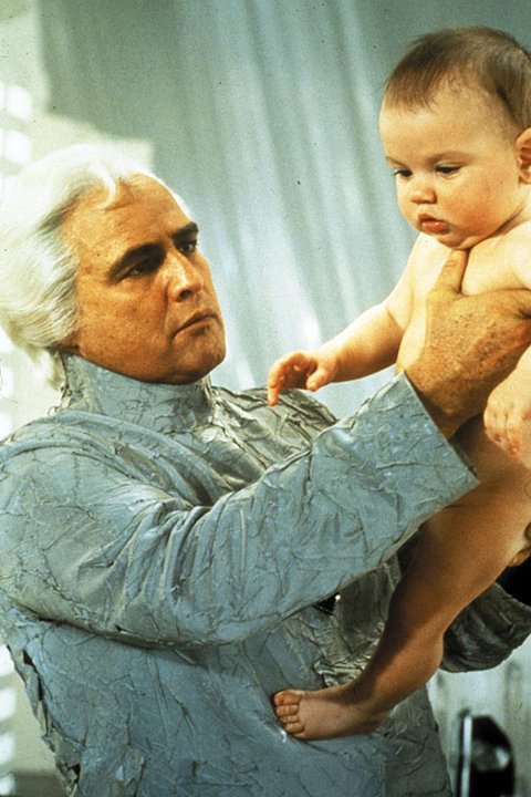 Marlon Brando jako Jor-El w filmie "Superman" (1978)