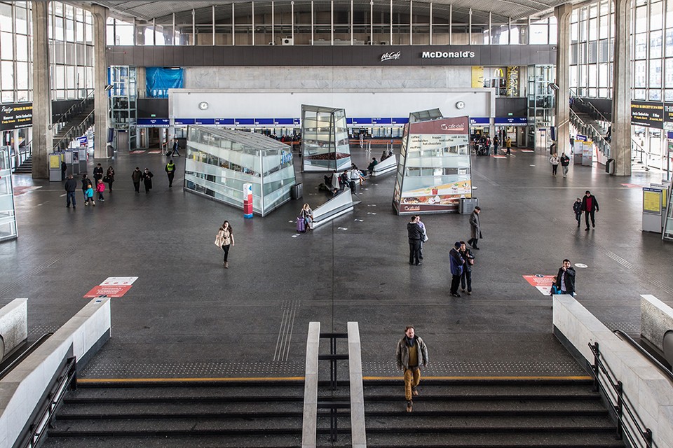 Estetyzacja dworca  Warszawa Centralna