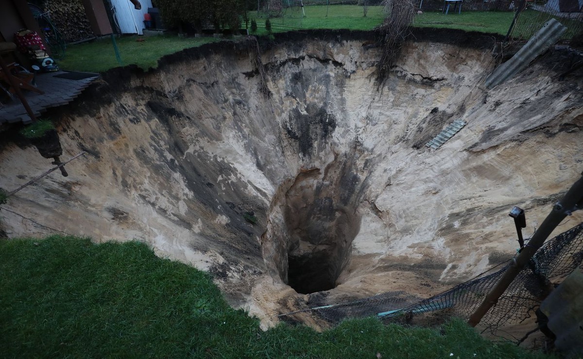 Zapadlisko w Trzebini