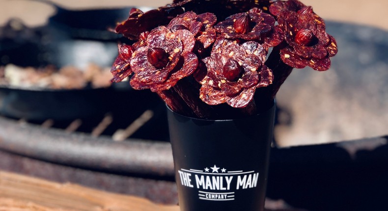 beef jerky flower bouquets (1)