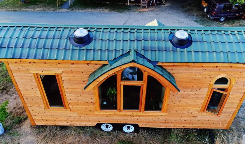 Abel Zyl buduje miniaturowe domki na kółkach w Stanach Zjednoczonych