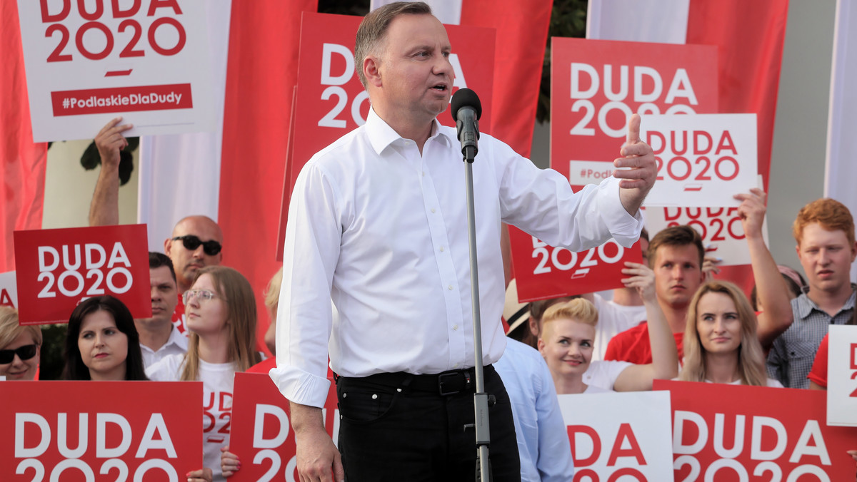 Wybory 2020. Duda o Trzaskowskim: uczestnik wielkiego kłamstwa