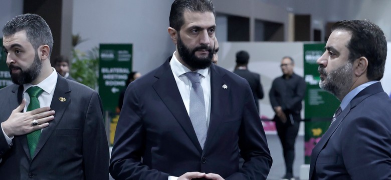 Prezydent Syrii przyleciał do USA. Ahmed al-Szara spotka się z Donaldem Trumpem