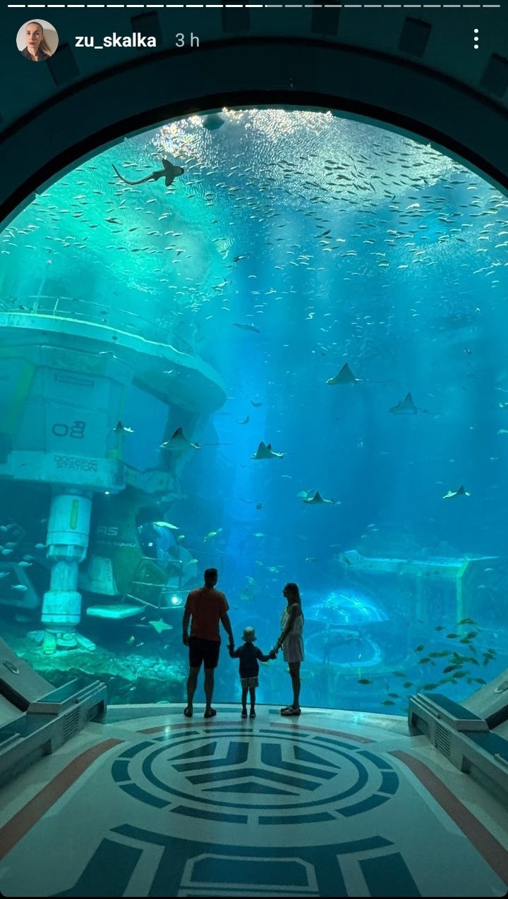 Moderátorka Zuzana Skalíková navštívila s rodinou zábavný park s morským životom v Abu Dhabi.