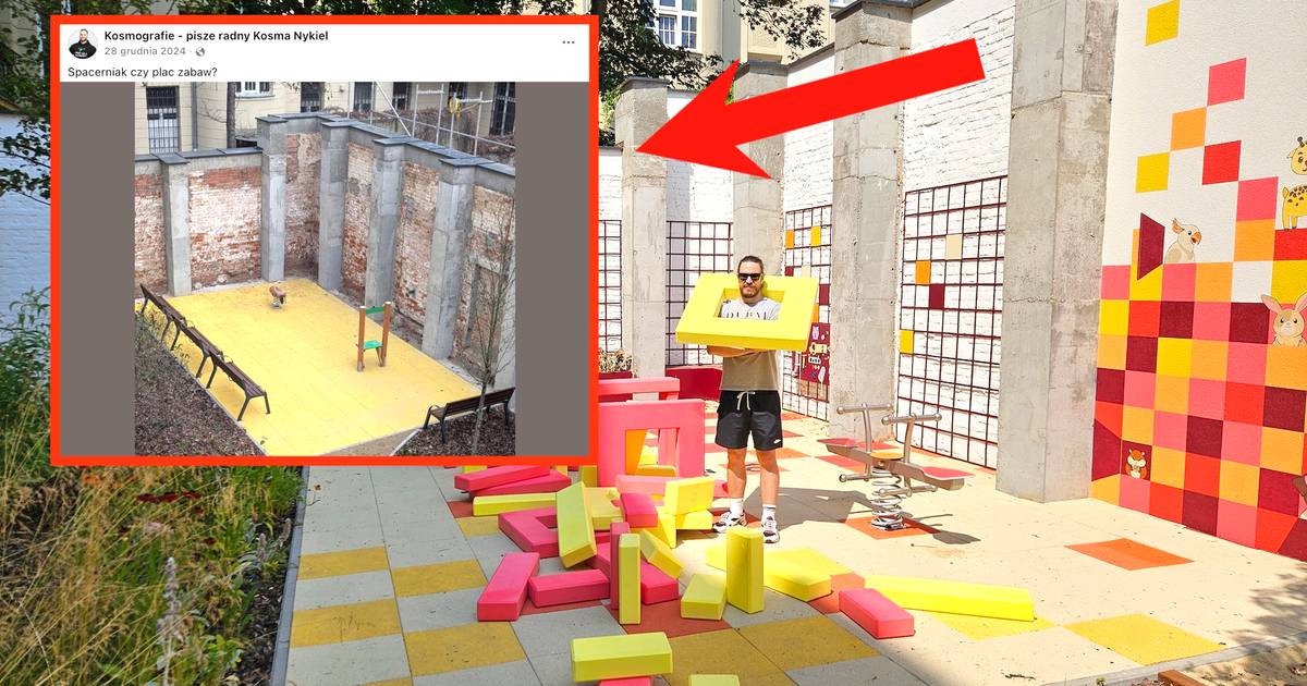 Słynny patoplac zabaw już tak nie wygląda. Jest jeden problem