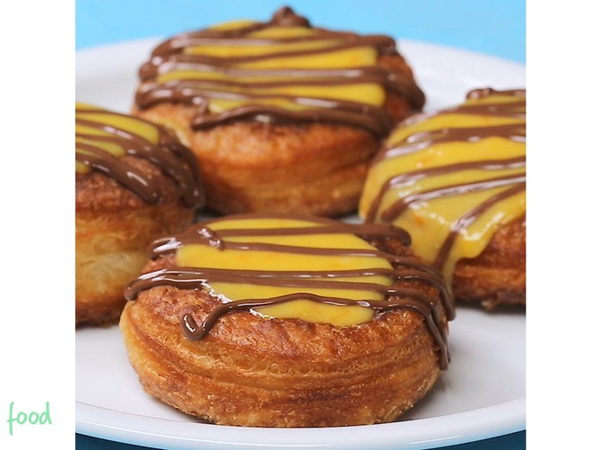 Krofne od lisnatog testa sa Nutelom i limunom