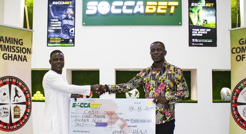 35-year-old man wins GHc1m on Soccabet; biggest winner in Ghana