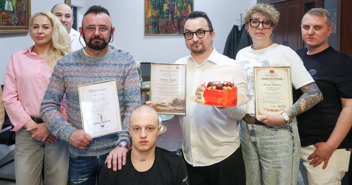 Maksym wraca do zdrowia dzięki dziennikarzowi, który uratował go słowem