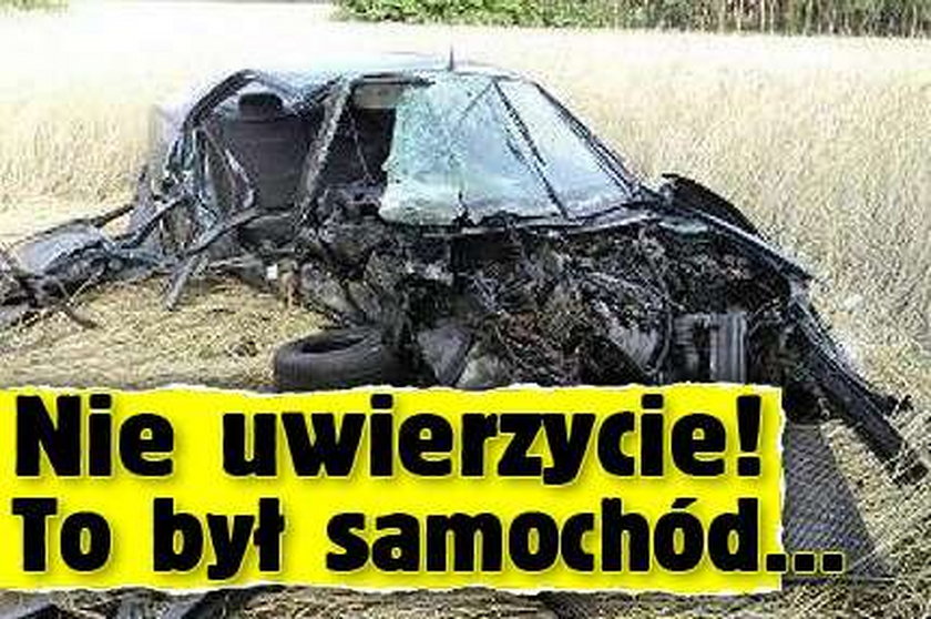 Nie uwierzycie! To był samochód...