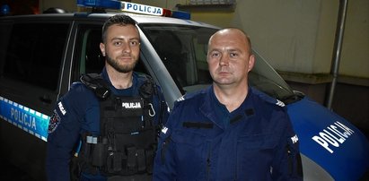 Bohaterska postawa policjantów ze Złotowa. Bez namysłu rzucili się ratować życie 70-latka!