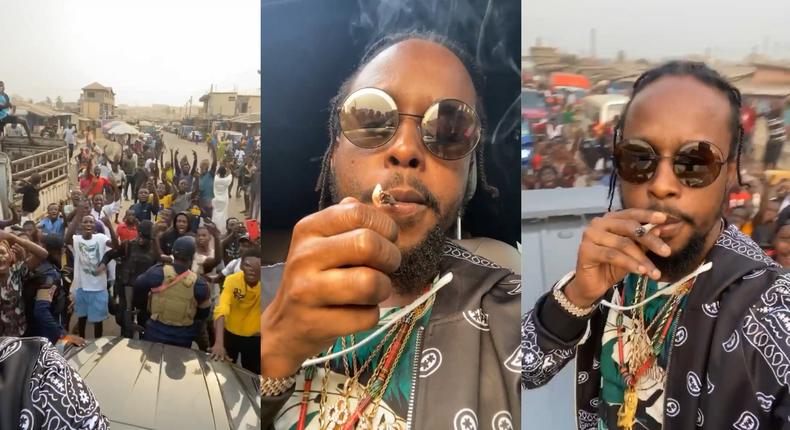 Fans want Popcaan arrested for smoking in public