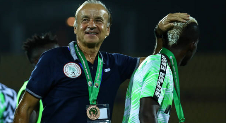 Gernot Rohr is not pleased that the NFF have not spoken to him yet about a contract extension  (Ahmed Awaad/NurPhoto via Getty Images)