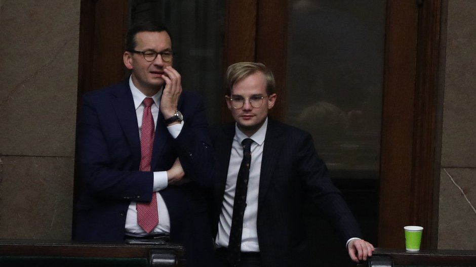 Mateusz Morawiecki i Piotr Patkowski