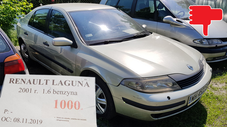 Renault Laguna 1.6/2001 r./przebieg 222 tys. km – 1000 zł