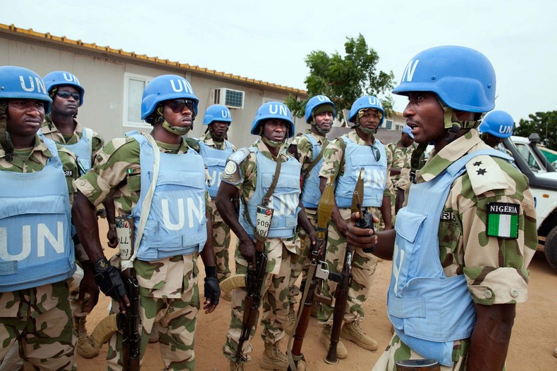 Nigerian peacekeepers. [Premium Times]