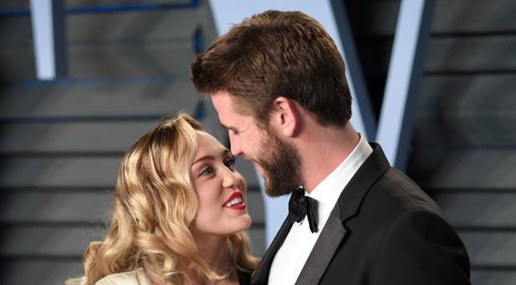 Miley Cyrus és férje, Liam Hemsworth