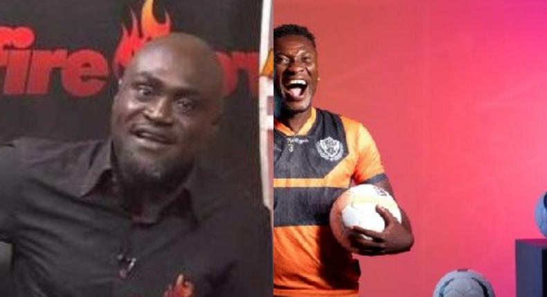 Countryman Songo and Asamoah Gyan